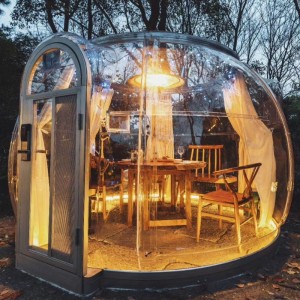 3.0 Meters Transparante koepeltent geodesische openluchtcamping koepeltent voor resort hotel, Camping, Openluchtactiviteiten