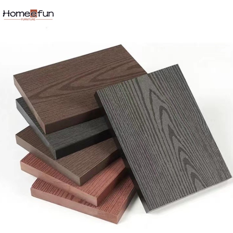 2022 nieuwe 3D WPC Decking Houten Plastic Samengestelde PE Outdoor holle stevige Decking Vloeren Antiseptisch