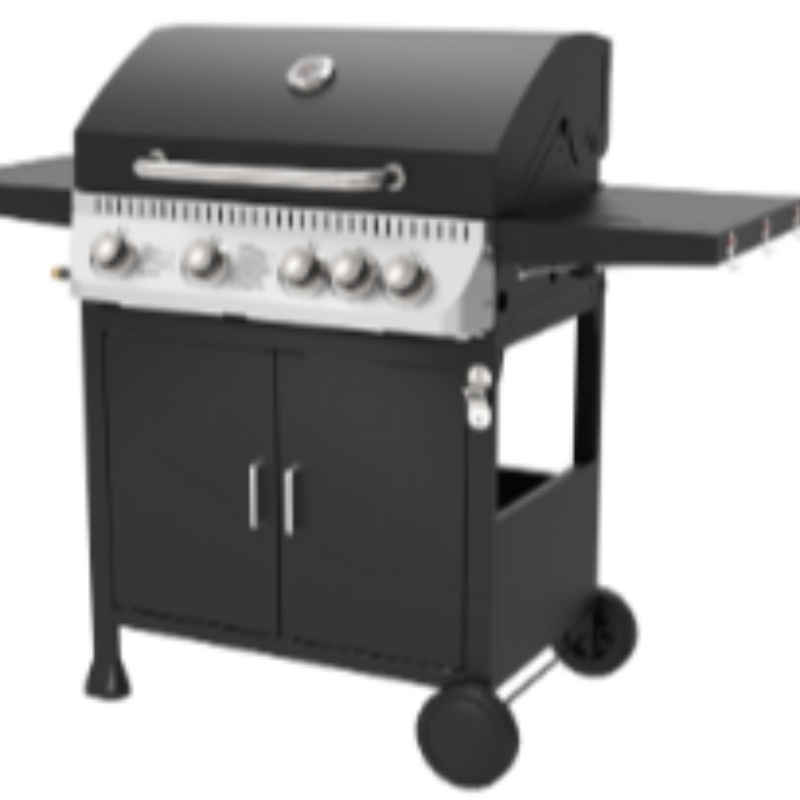 2022 Nieuwe Moderne Hoge kwaliteit Outdoor Tuin Grill Brander Gas Grills Met Trolley Rookloze Barbecue Grill