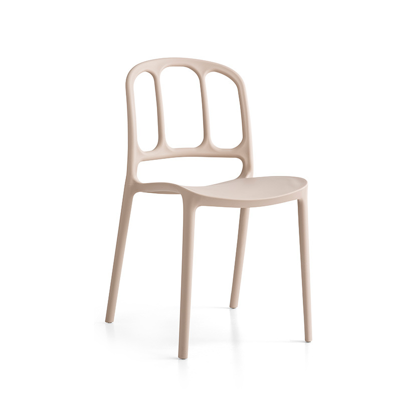 Modern Outdoor Cafe Stoelen Restaurant eetkamerstoel hoogwaardige stapelbare lounge plastic stoel
