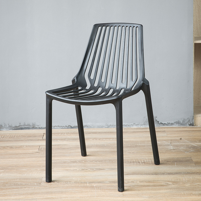 Outdoor vrijetijdsrestaurant café eetkamerstoelen moderne woonkamer stapelbare pp plastic eetkamerstoel