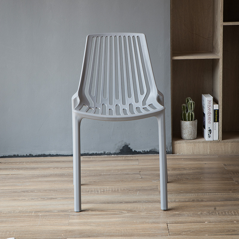Outdoor vrijetijdsrestaurant café eetkamerstoelen moderne woonkamer stapelbare pp plastic eetkamerstoel