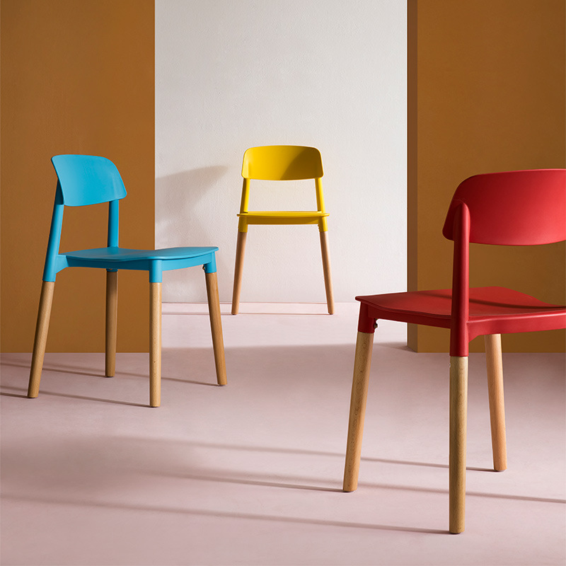 Groothandel uitstekende kwaliteit stoel meubels houten eetkamerstoel plastic lederen kussen tropische eetkamerstoel