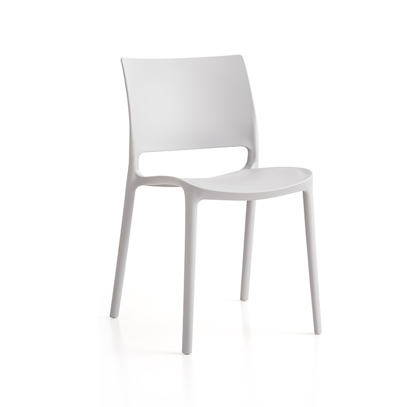 Factory Direct verkopen Luxe Modern Design Plastic PP Eetstoel Stapelbare Buiten Garden Leisure Dining Koffiestoel