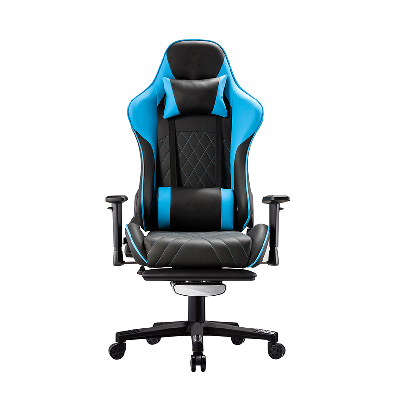 Gamer PU Leather Racing Gaming -stoel opvouwbare stoel Gaming Office Compute gamingstoel met LED -licht